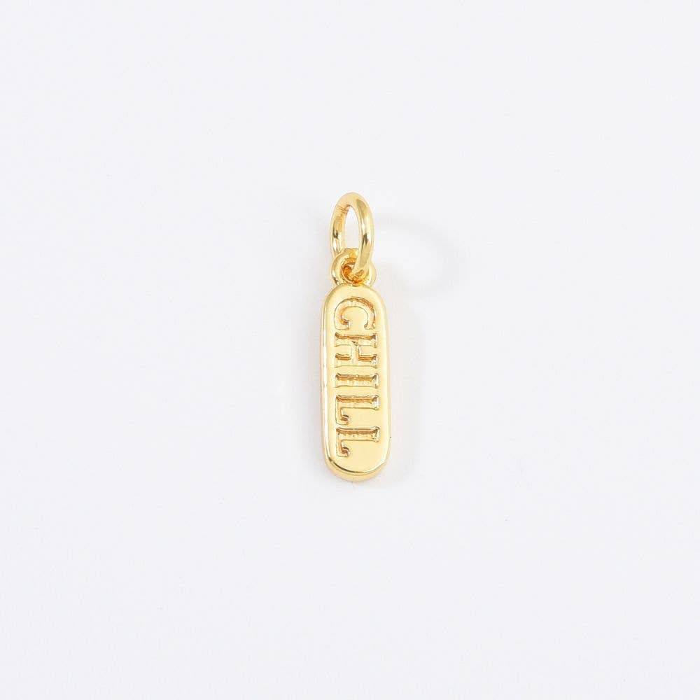 Obeski z graviranim napisom • 18k Gold Filled