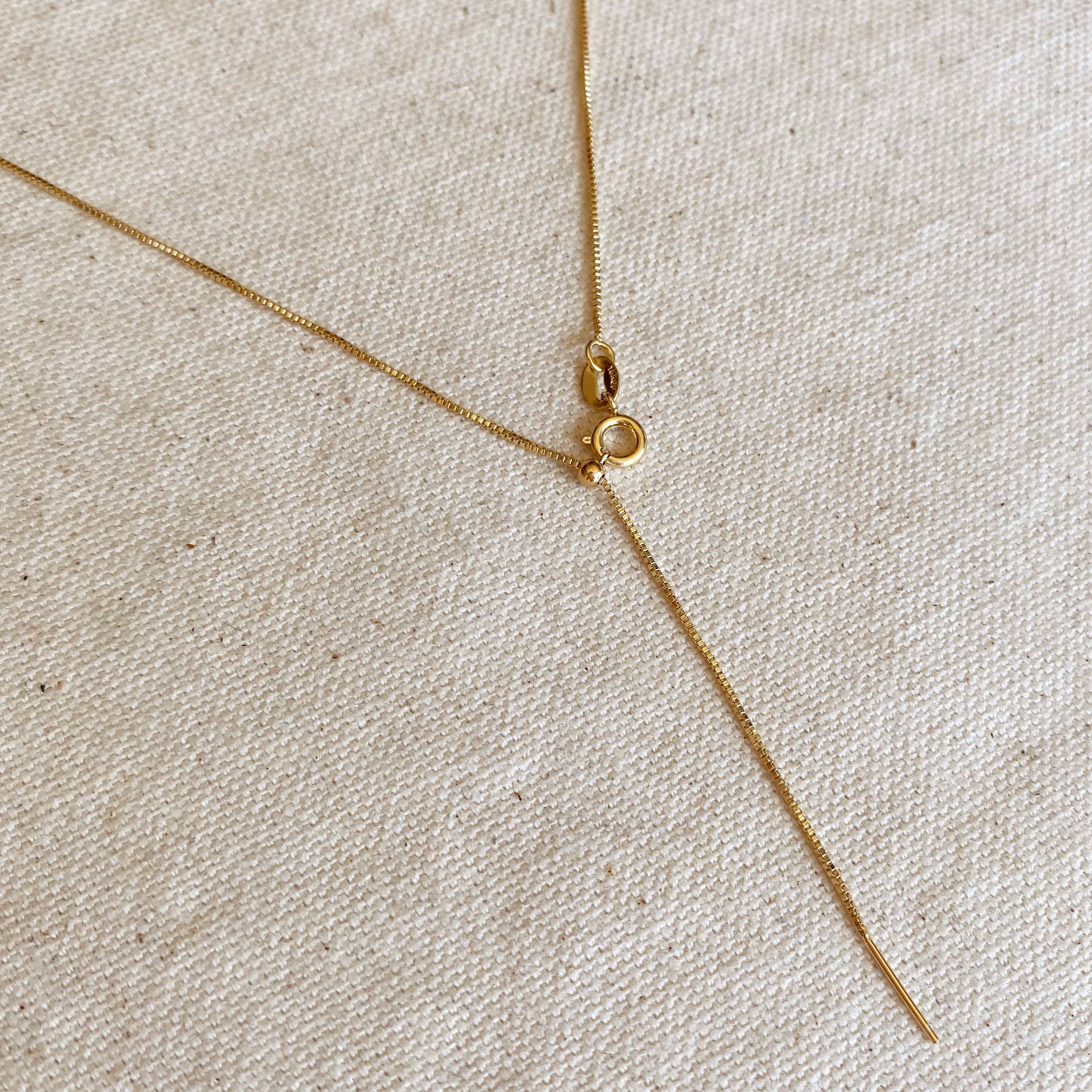Nastavljiva verižica • 18k Gold Filled