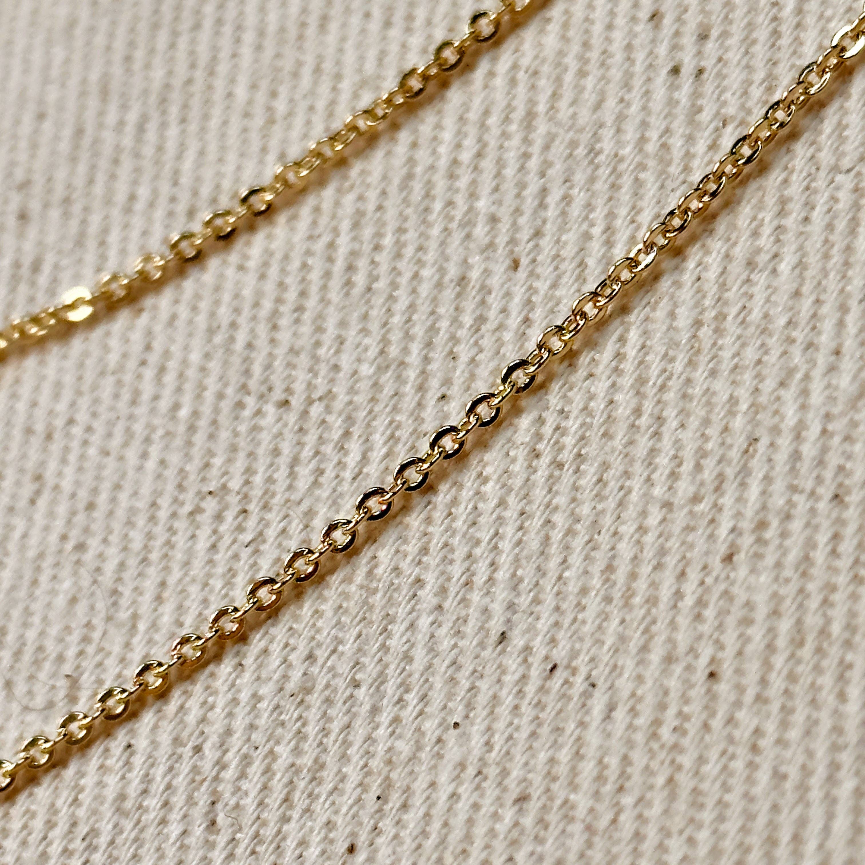 Verižica Cable  • 18k Gold Filled