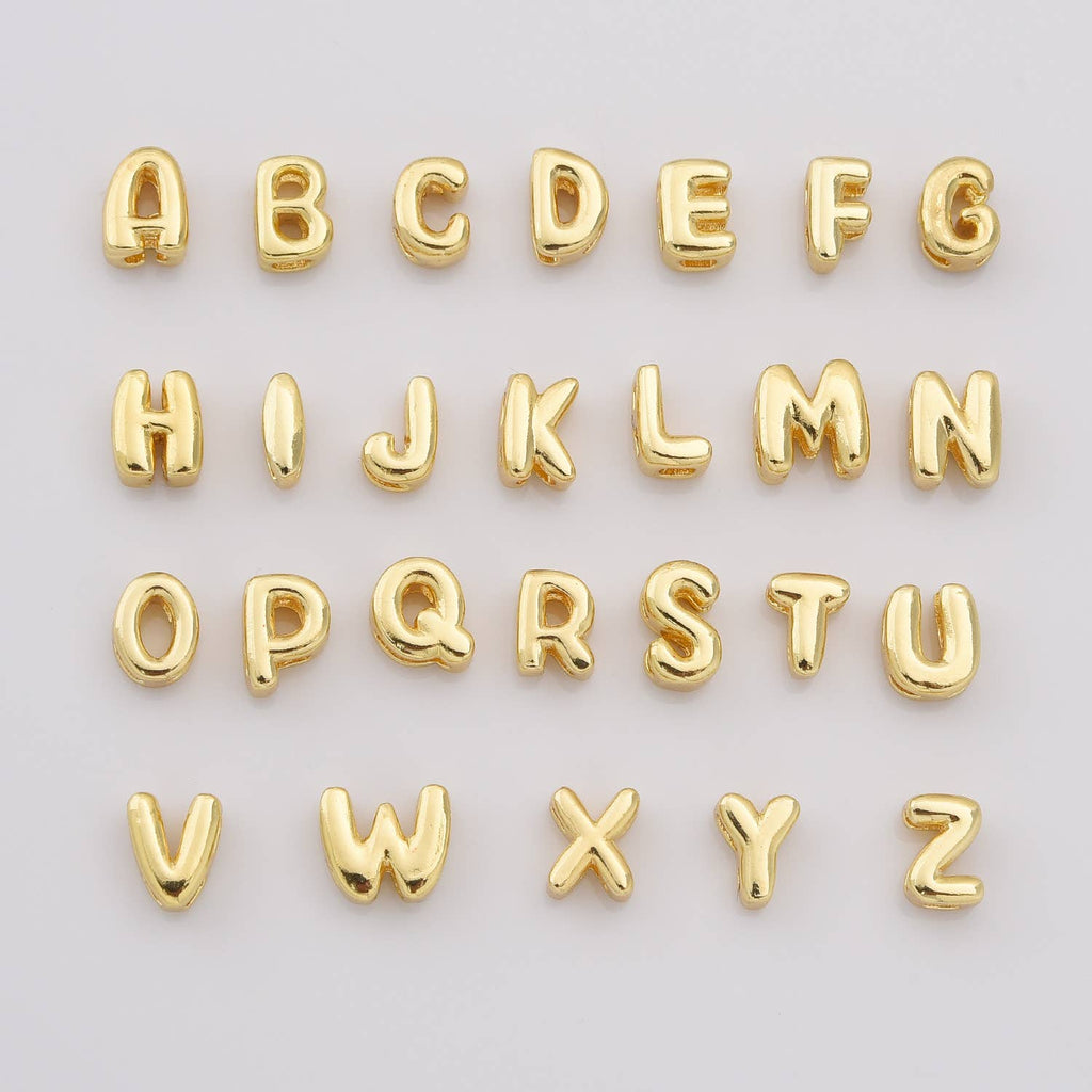 Balonaste črke • 18k Gold Filled