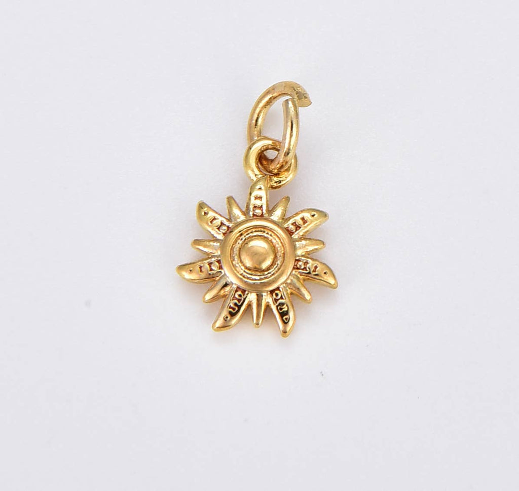 Spiralni sončni žarki • 18k Gold Filled