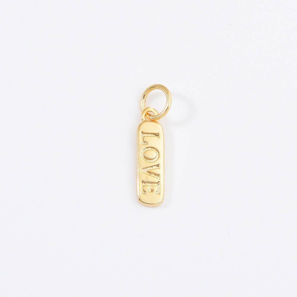 Obeski z graviranim napisom • 18k Gold Filled