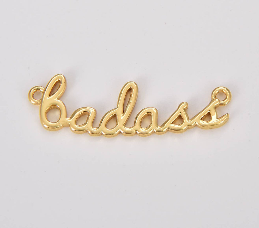 Povezovalni obesek 'Badass' • 18k Gold Filled