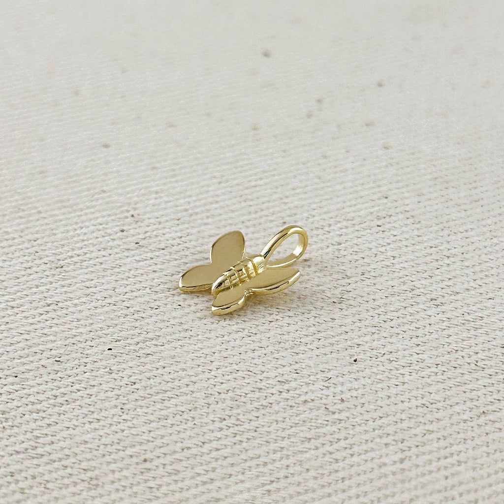 Obesek metulj • 18k Gold Filled