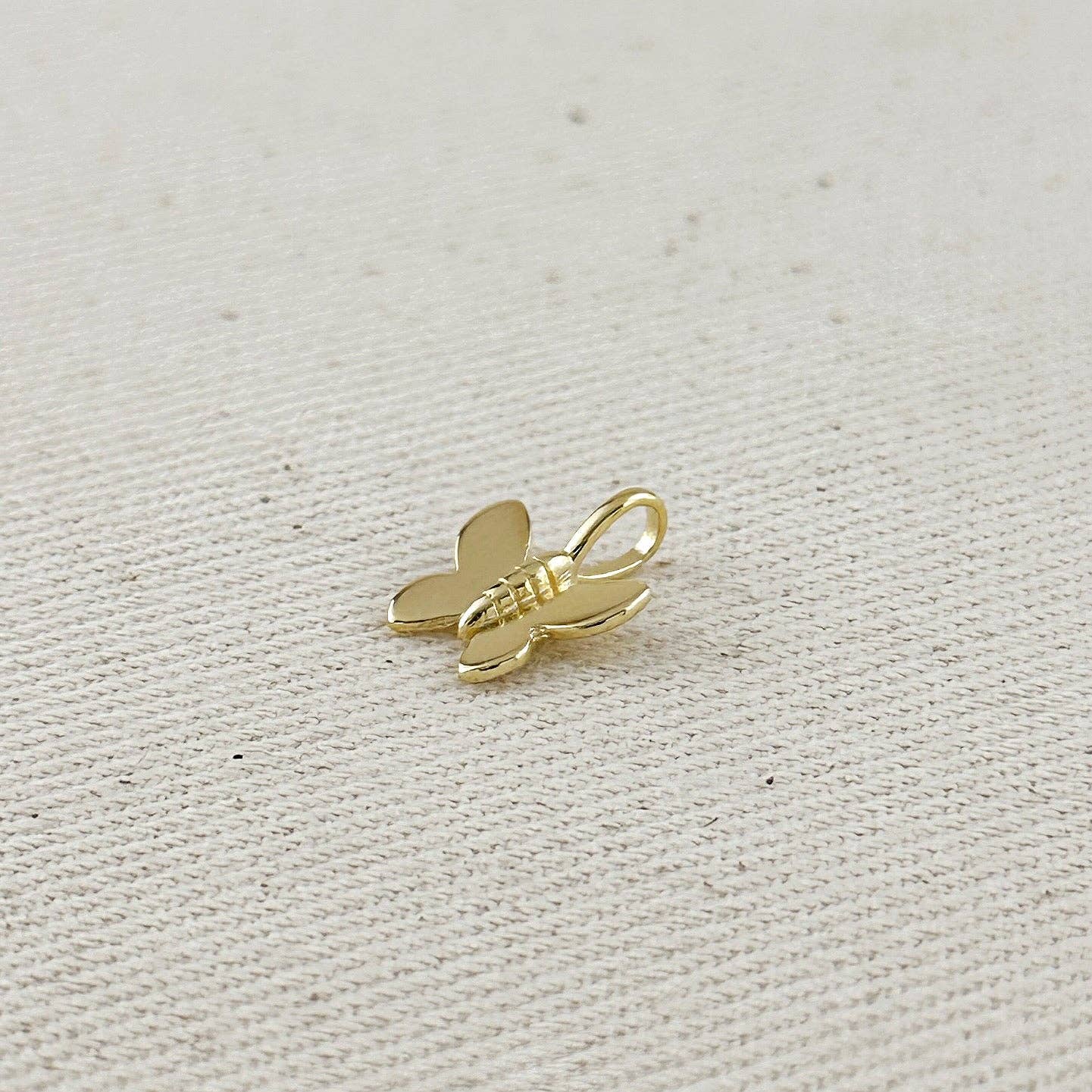 Obesek metulj • 18k Gold Filled