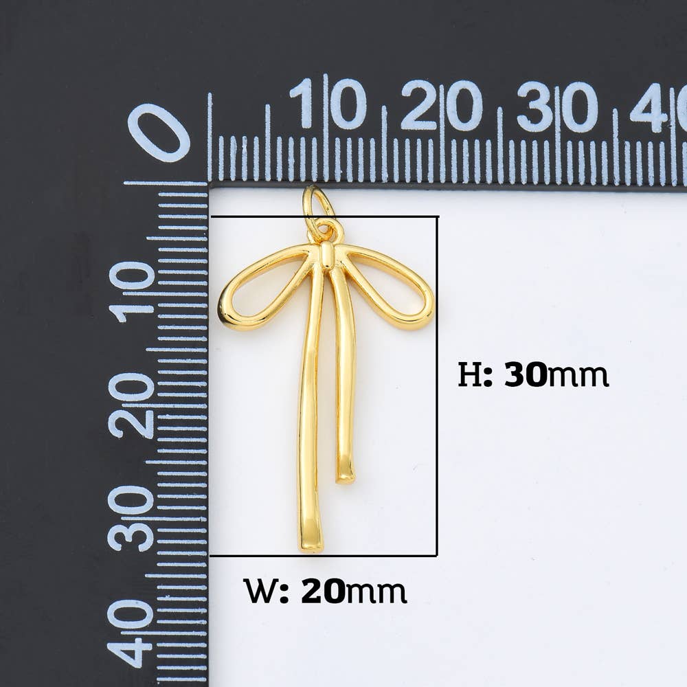 Obesek pentlja • 18k Gold Filled
