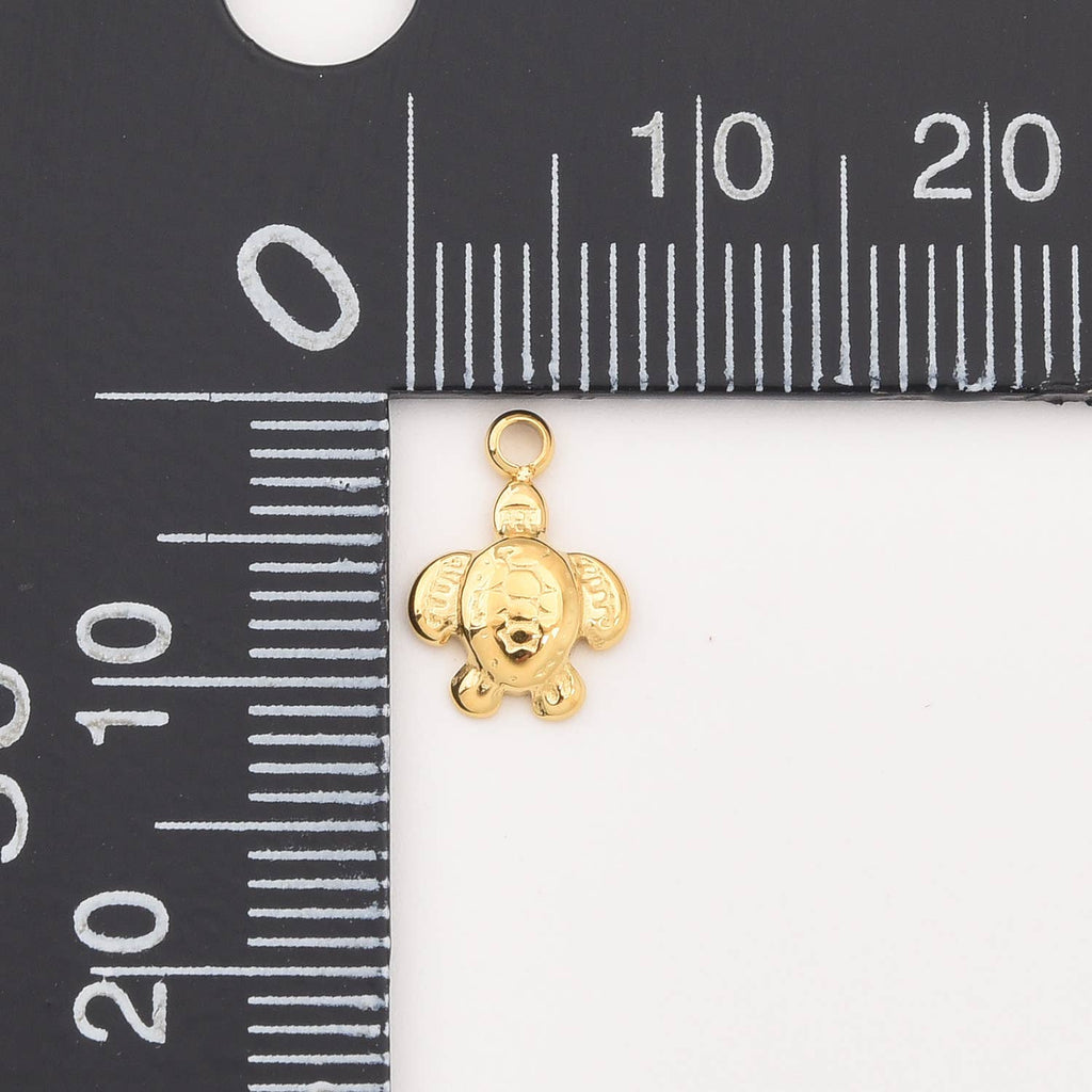 Obesek želva • 18k Gold Filled