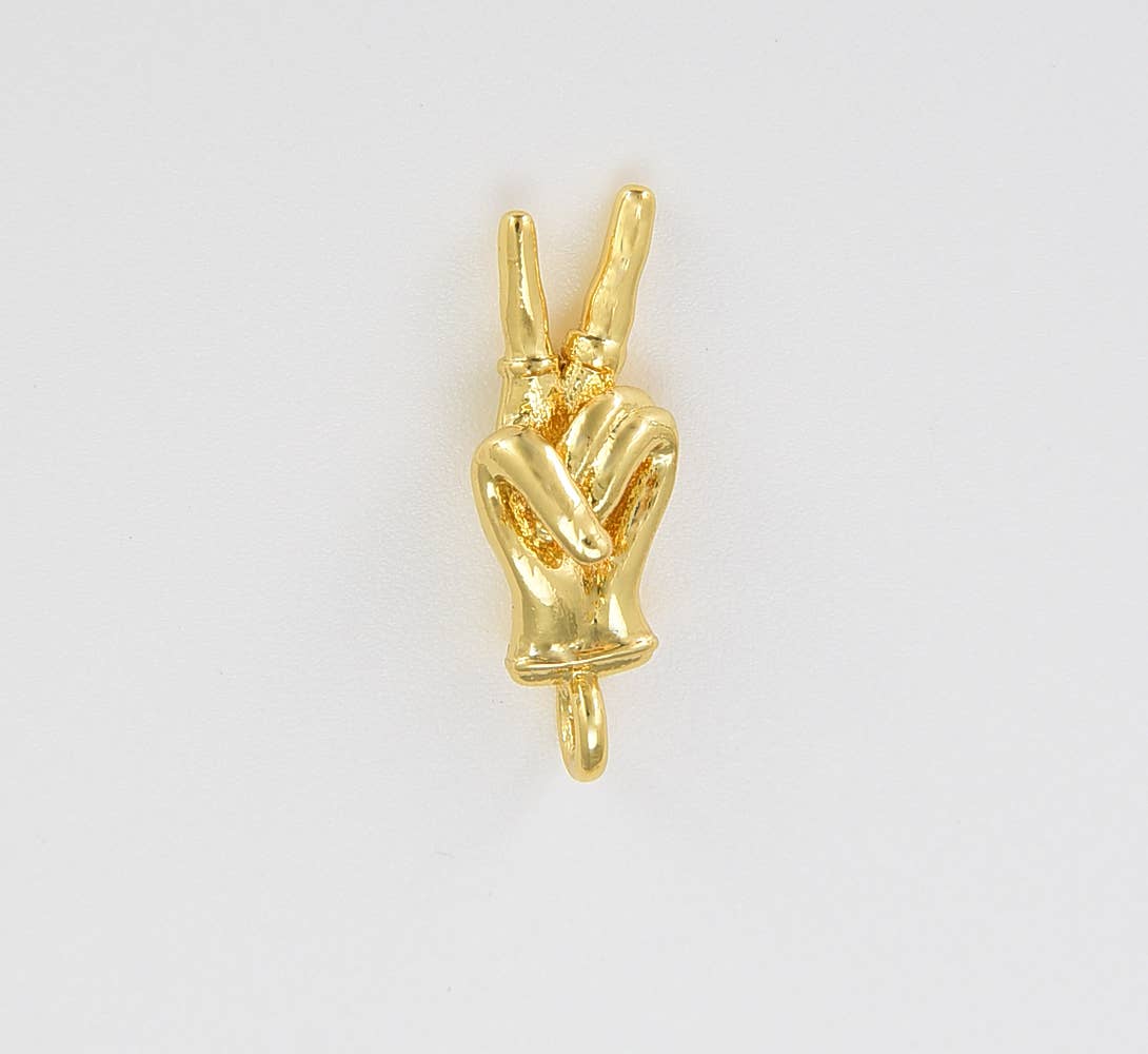 Peace znak • 18k Gold Filled