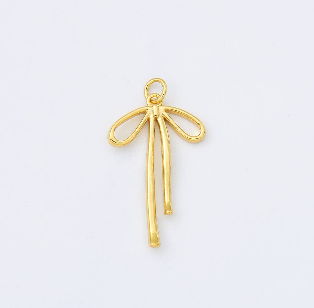 Obesek pentlja • 18k Gold Filled