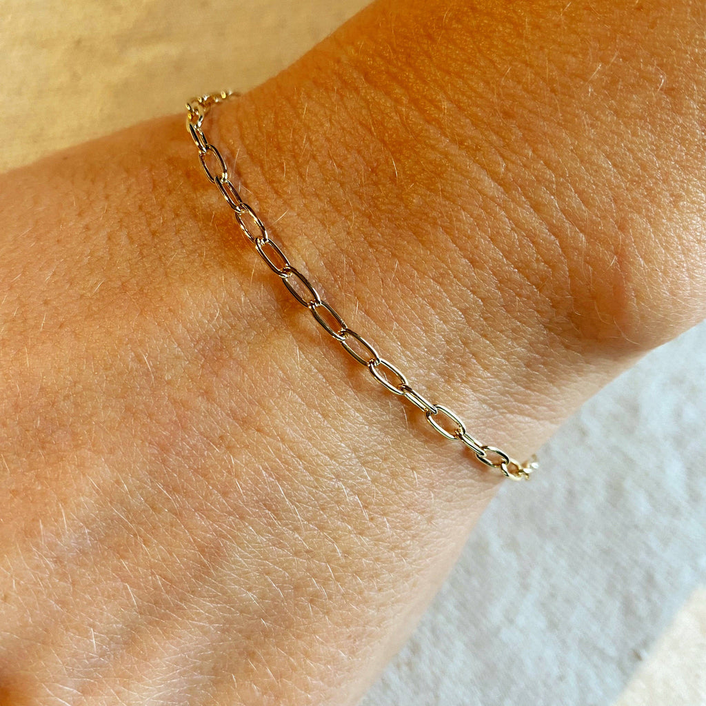 Zapestnica Cable Link  • 18k Gold Filled