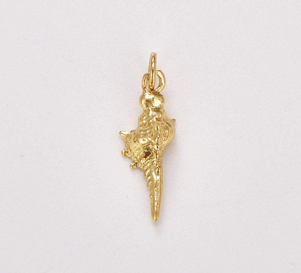 Spiralna školjka • 18k Gold Filled