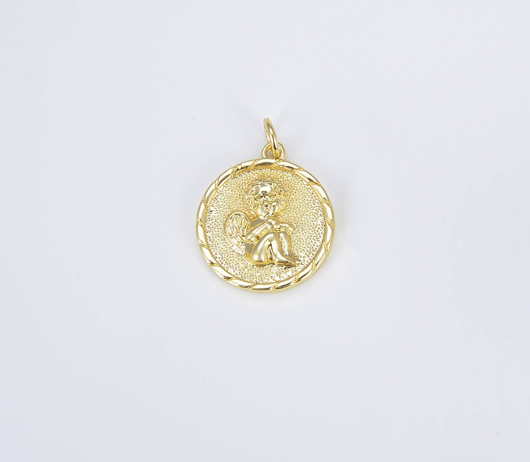 Obesek mali angel 'kerub' • 18k Gold Filled