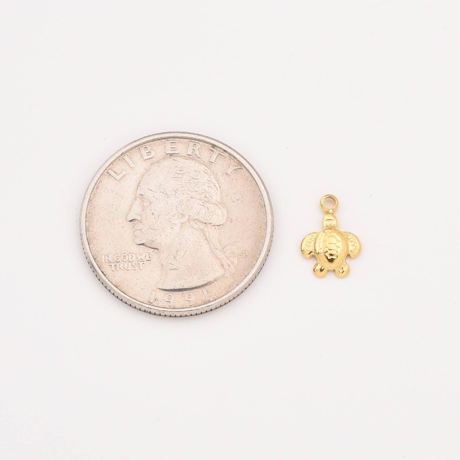 Obesek želva • 18k Gold Filled