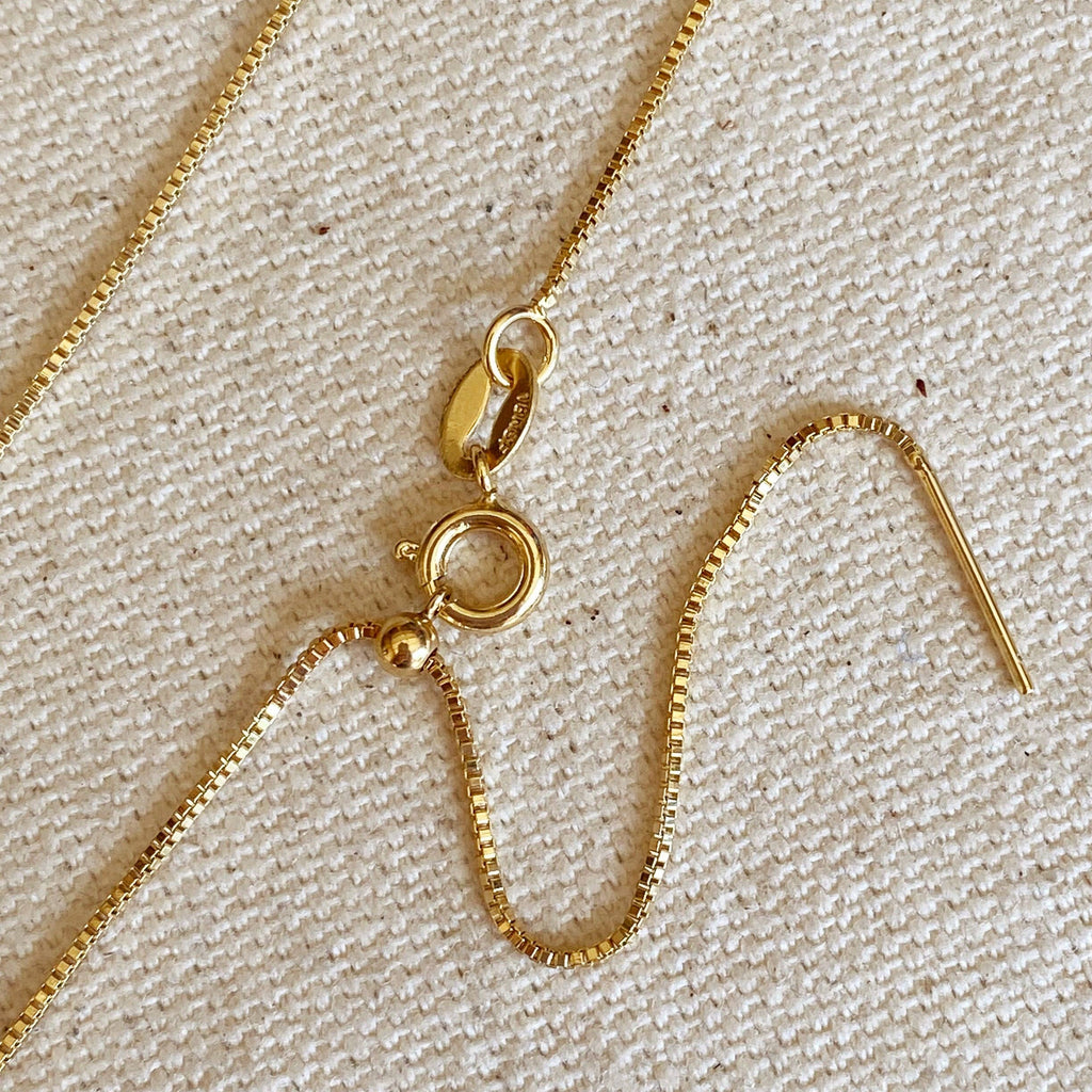 Nastavljiva verižica • 18k Gold Filled