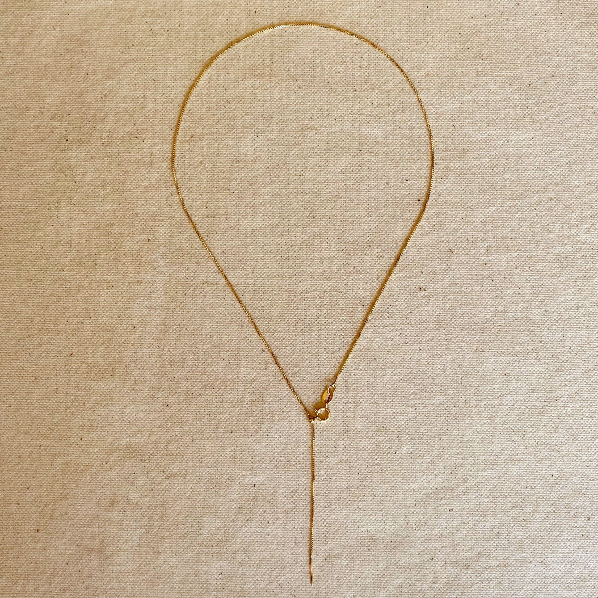 Nastavljiva verižica • 18k Gold Filled