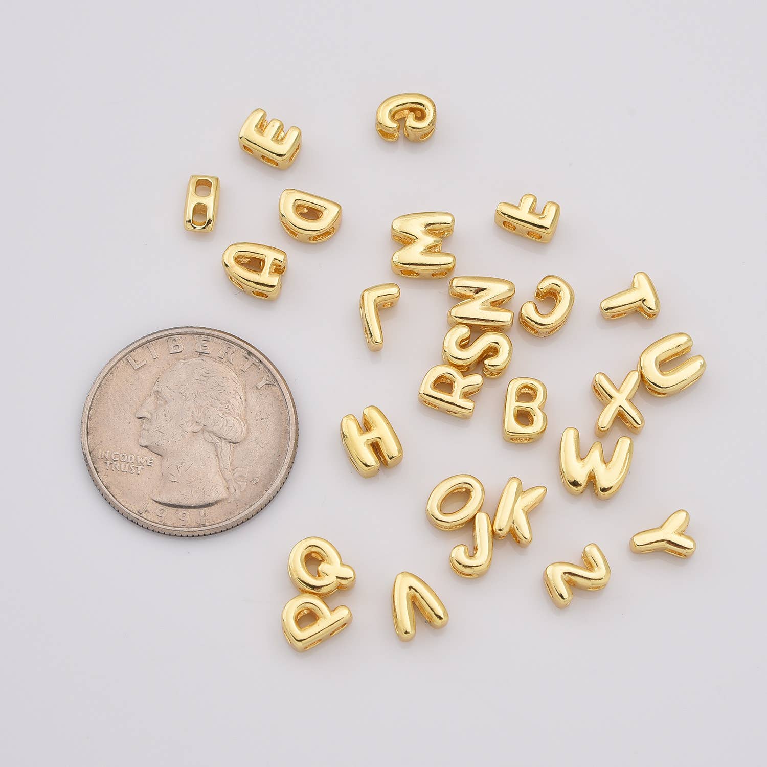 Balonaste črke • 18k Gold Filled