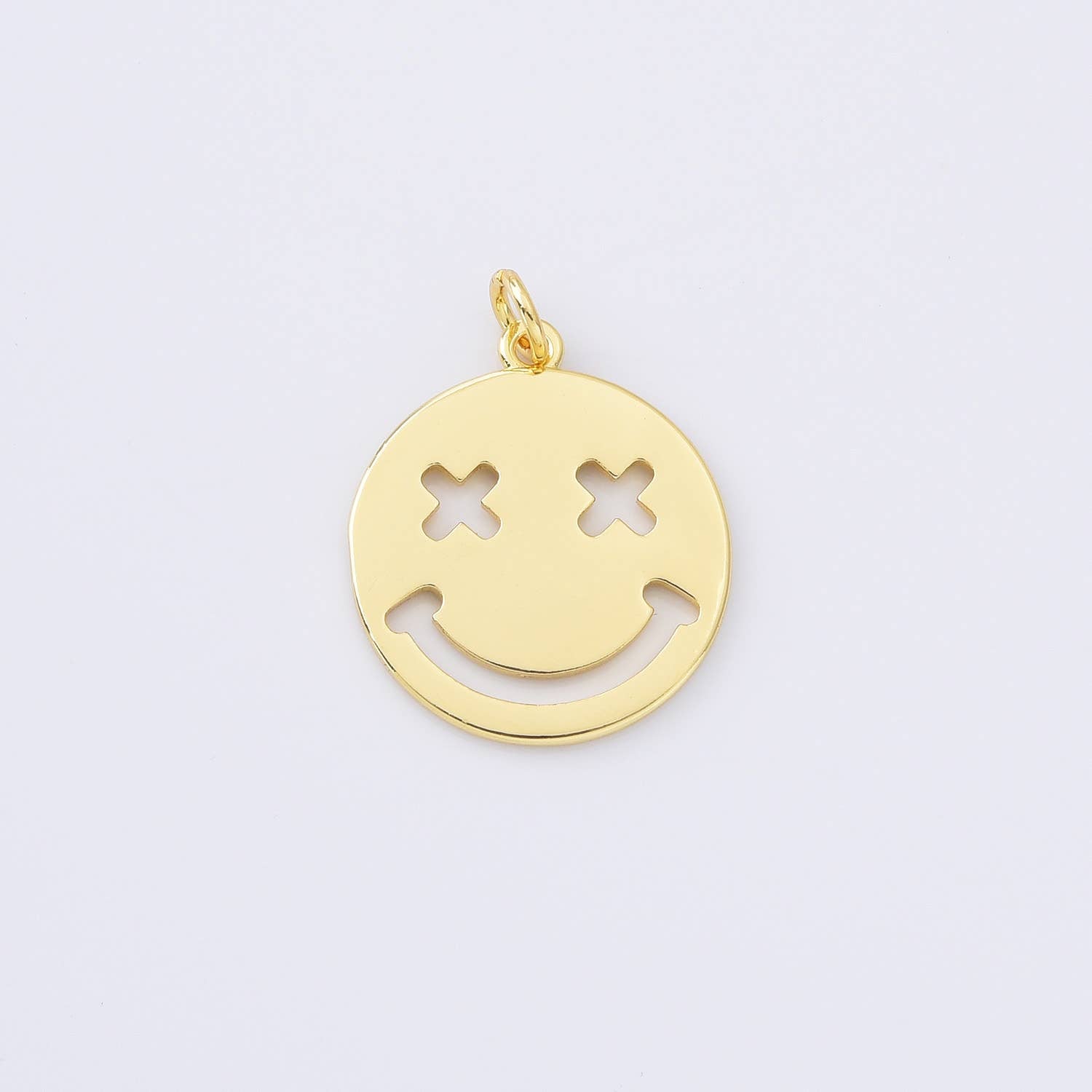 Obesek nasmejani obraz 'emoji' • 18k Gold Filled